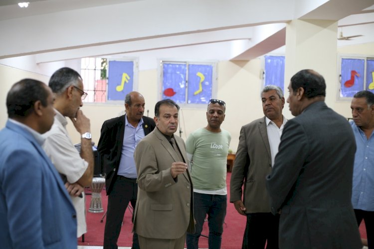 رئيس جامعة جنوب الوادي يتابع تجهيز مقر الشهر العقاري والتوثيق بالجامعة