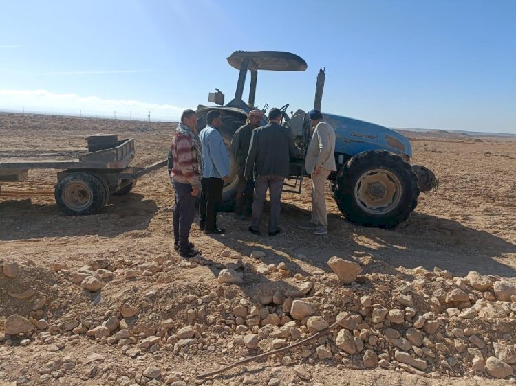 الزراعة : بحوث الصحراء وجهاز تحسين الأراضي يتابعان أعمال التنمية بتجمعات سيناء.