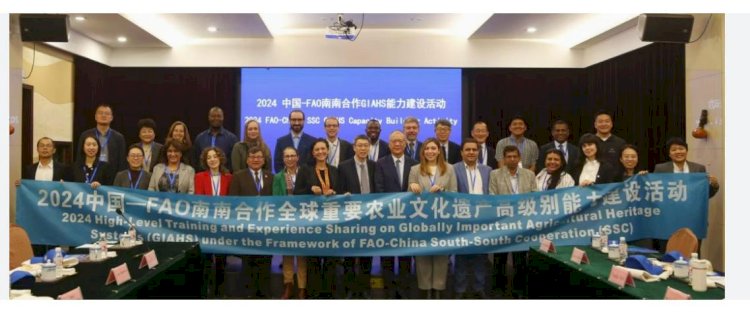 بحوث الصحراء يشارك في البرنامج التدريبي الثامن(GIAHS) بالصين