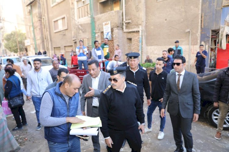 عبدالهادي يقود حملة مرافق  بمنطقة سوق مدينة ناصر القديم