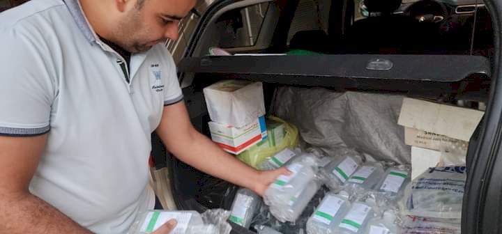 ضبط ١١٣٥ عبوة مستحضرات طبيه منتهية الصلاحية وأخرى مجهولة المصدر بمدينة دسوق