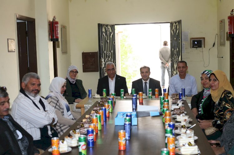 "عكاوي" يشهد احتفالية الادارة الهندسية لتكريم مديرها العام