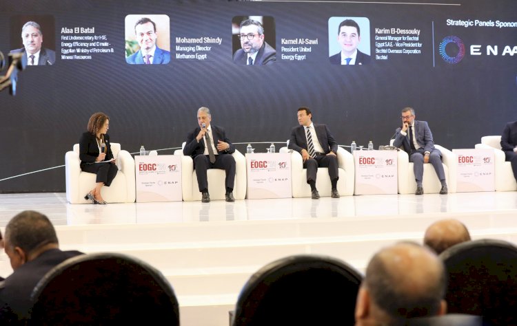 جلسة حوارية أمام المؤتمر العاشر لمؤسسة Egypt Oil and Gas  عن السلامة والإستدامة