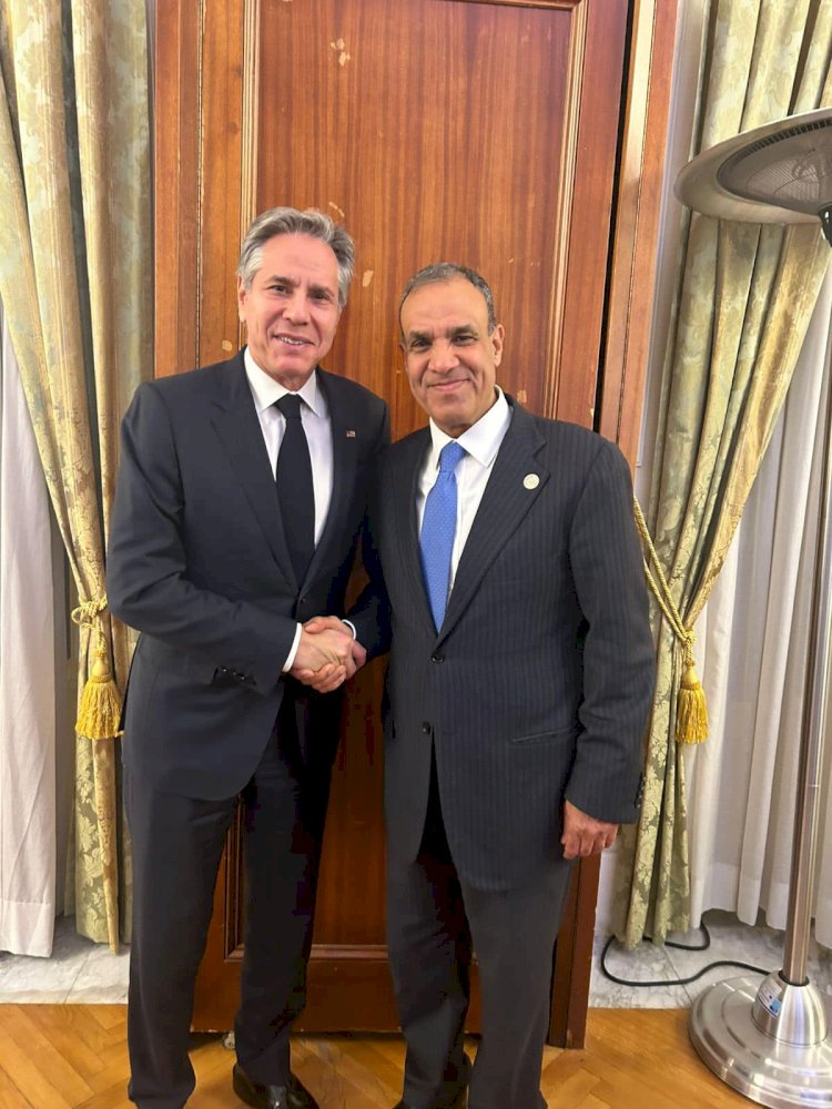 وزير الخارجية لـ بلينكن: يجب وقف إطلاق النار في غزة