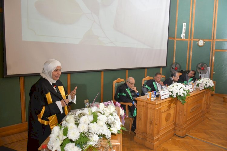 " شيماء" حصلت على دكتوراه فلسفة دفع نوعين من" التريكوجراما"من كلية الزراعة بجامعة القاهرة