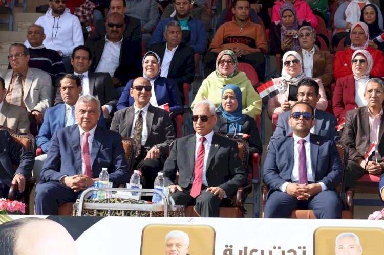 رئيس جامعة المنيا يفتتح دوري الجامعة للألعاب الرياضية ٢٠٢٤