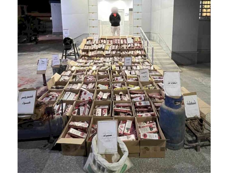 ضبط ورشة لتصنيع الألعاب النارية بالفيوم