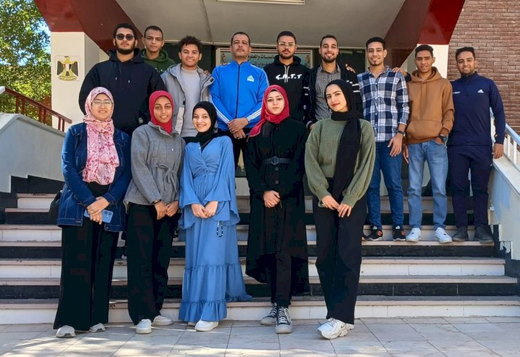 أحمد نادى  رئيسًا لاتحاد طلاب كلية الحاسبات والمعلومات بقنا وعمر جمال نائبًا