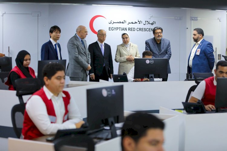بروتوكول تعاون بين الهلال الأحمر المصري والسفارة اليابانية بالقاهرة
