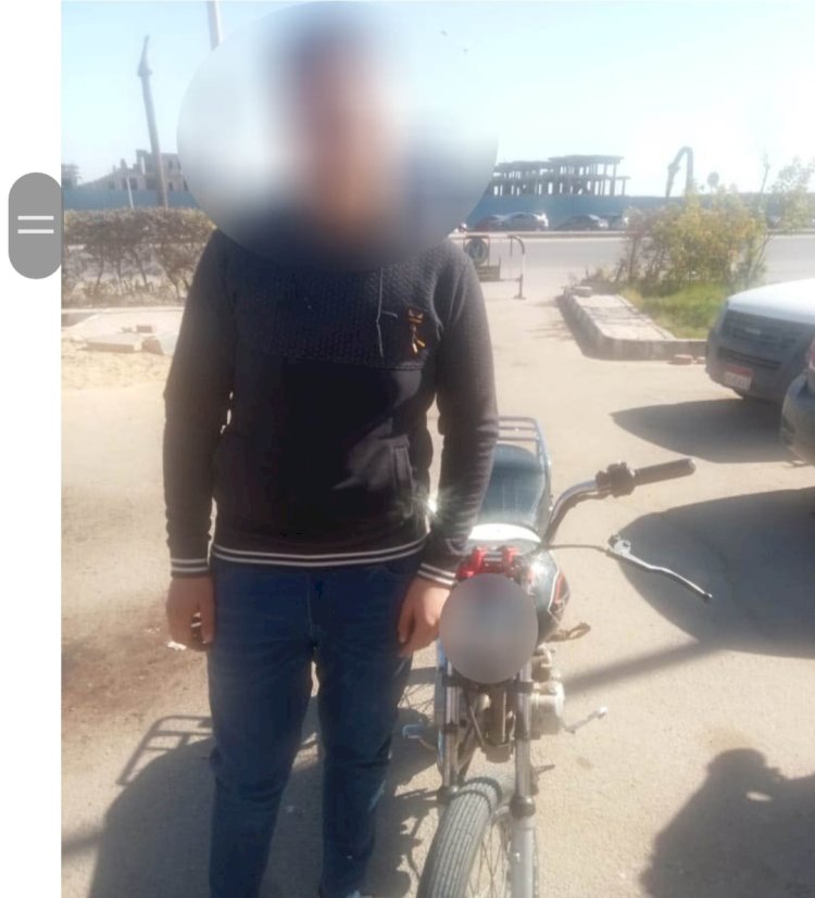 ضبط قائد دراجة فيس بوك القاهرة