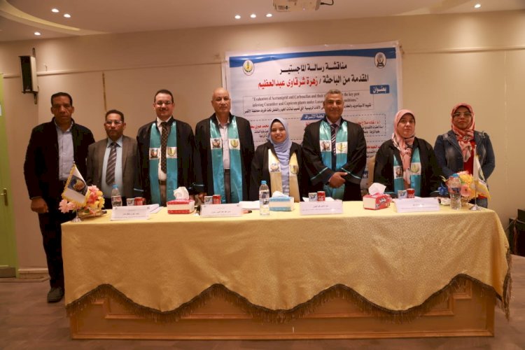 رسالة ماجستير بزراعة قنا تناقش تأثير الذبابة البيضاء وحشرة المن على الإنتاجية