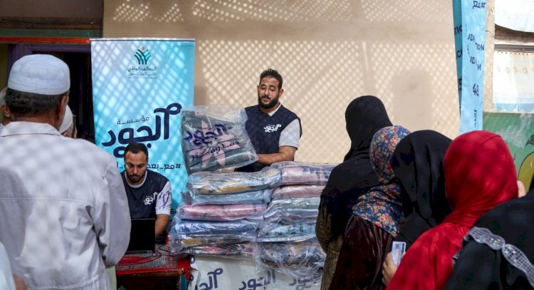 الجود الخيرية تطلق حملة "دفا وستر" بتوزيع 10 آلاف بطانية و2000 كرتونه