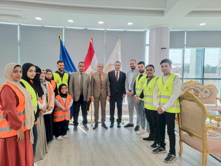 التضامن تهدي جامعة أسوان طابعة للطلاب ذوي الإعاقة البصرية بطريقة برايل