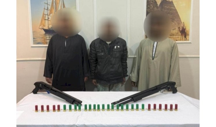 ضبط تشكيل عصابى تخصص سرقات بالاكراه بالمنيا