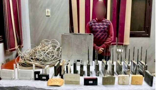 ضبط شبكتين لتوزيع خدمات الإنترنت المنزلى بدون ترخيص ببني سويف