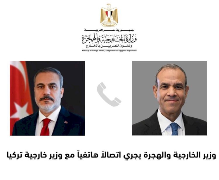 وزيرا خارجية مصر وتركيا يؤكدان ضرورة العمل على عودة الاستقرار لسوريا