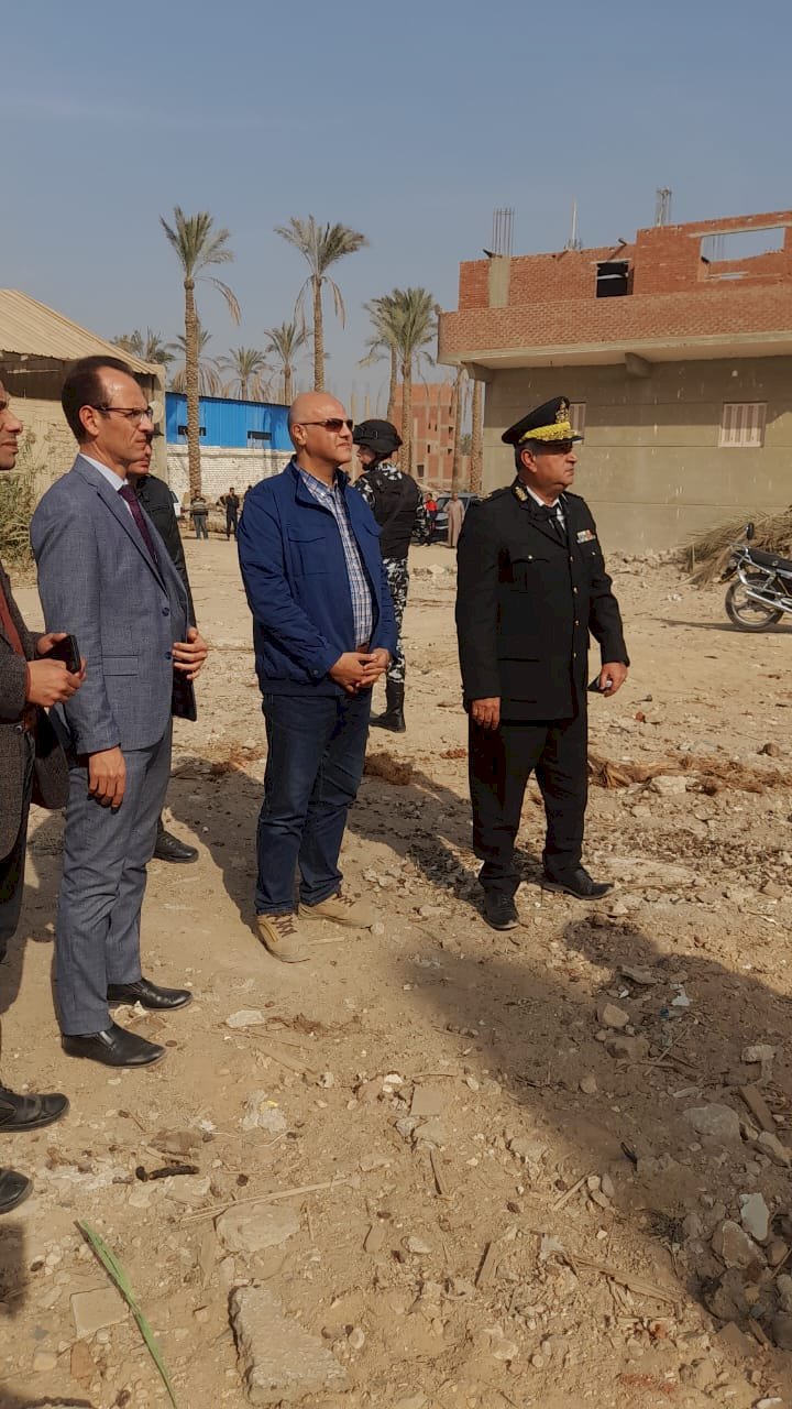 حملة كبرى لإزالة التعديات على الأراضي الزراعية بالقليوبية