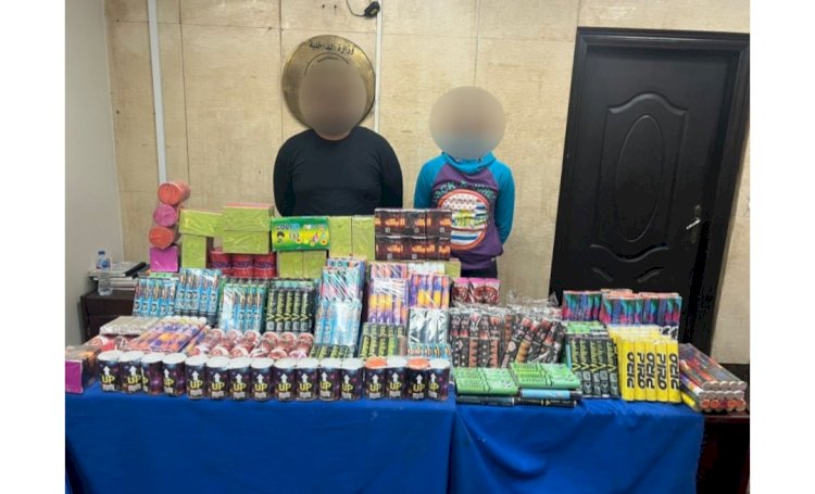 ضبط 3 آلاف قطعة ألعاب نارية بحوزة شخصين بالقاهرة