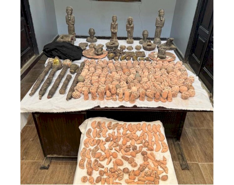 ضبط اخطر تشكيل تخصص فى ترويج الأثار"المُقلدة" باسيوط