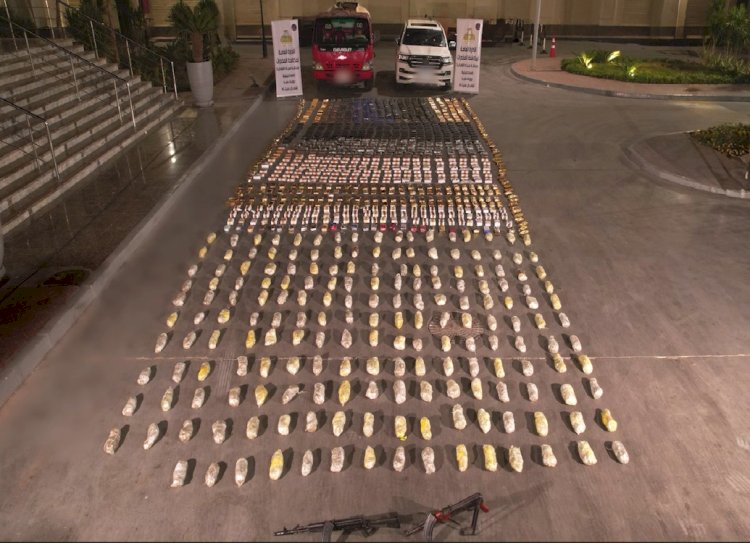 ضبط مخدرات قبل تهريبها بالاسماعيلية