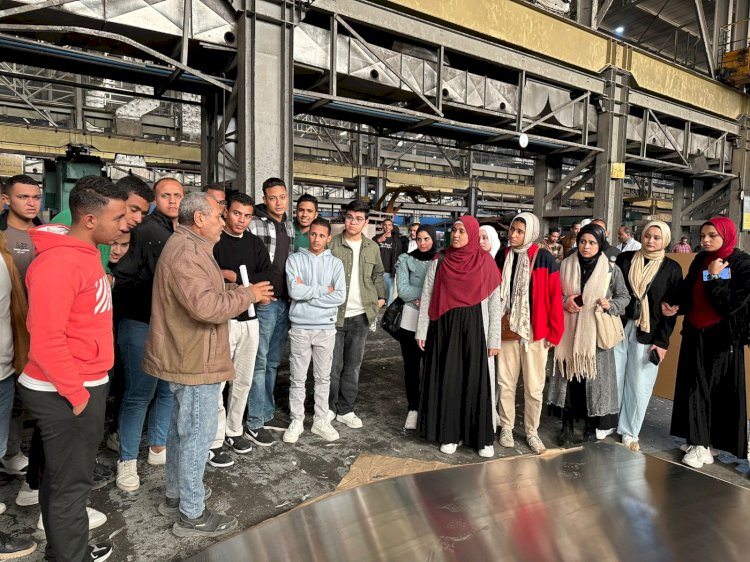 هندسة جنوب الوادي الأهلية تنظم زيارة ميدانية إلى شركة مصر للالومنيوم بنجع حمادى