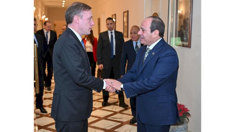 الرئيس  السيسي يستقبل مستشار الأمن القومي الأمريكي