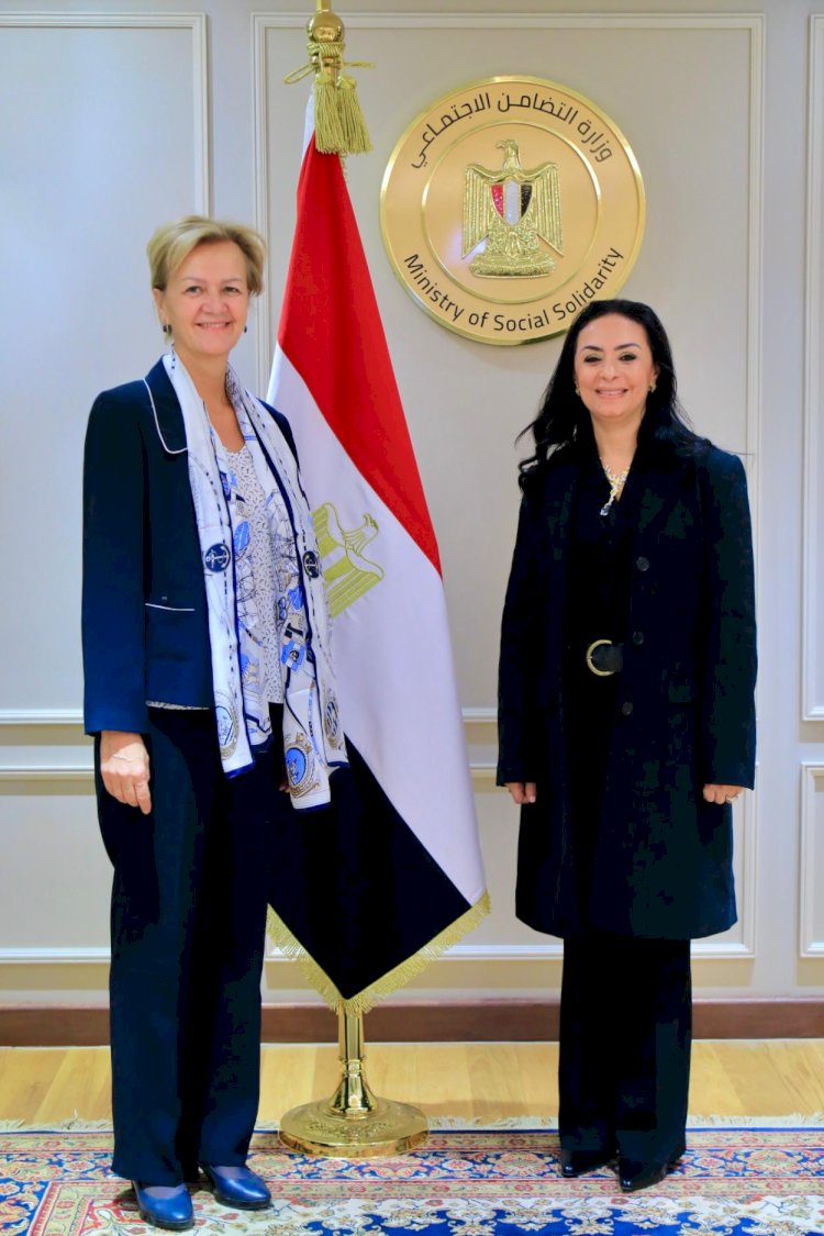 وزيرة التضامن تلتقي سفيرة الاتحاد الأوروبي