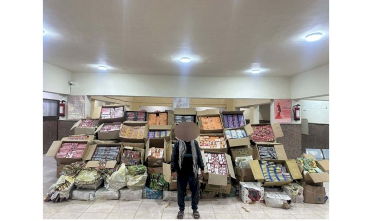 ضبط 5,5 مليون قطعة ألعاب نارية بالإسكندرية وقنا