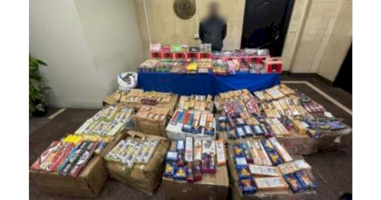 ضبط ١٥ متهم لقيامهم بالاتجار  في الالعاب النارية