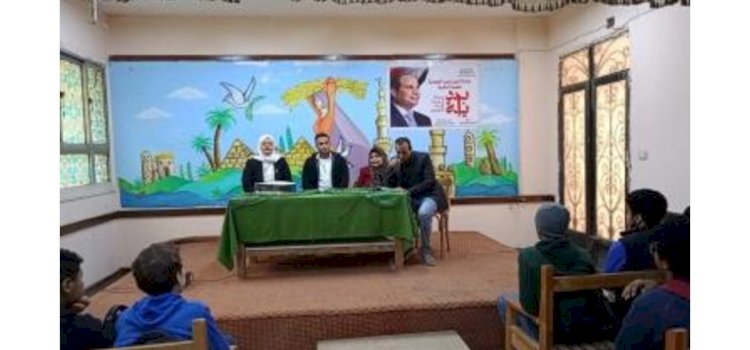 لقاءات الداخلية مع طلبة المدارس والجامعات  للتوعية بمخاطر المخدرات