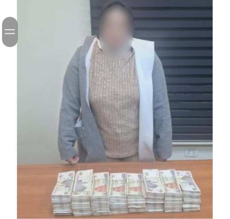 ضبط ربة منزل لمحاولتها تهريب مبالغ مالية خارج البلاد