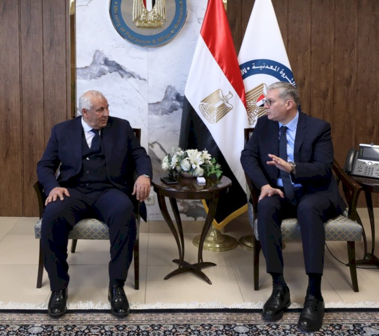 بدوي و الزملوط بحثا التعاون في مجالات البترول بالوادي الجديد