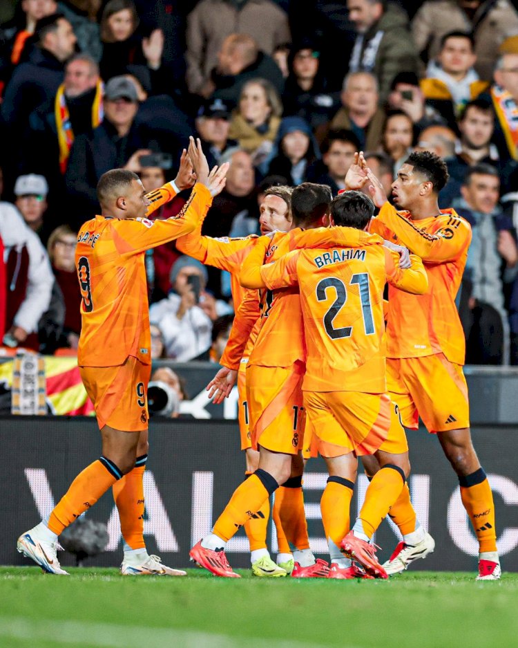 ترتيب الدورى الإسباني بعد فوز ريال مدريد على فالنسيا