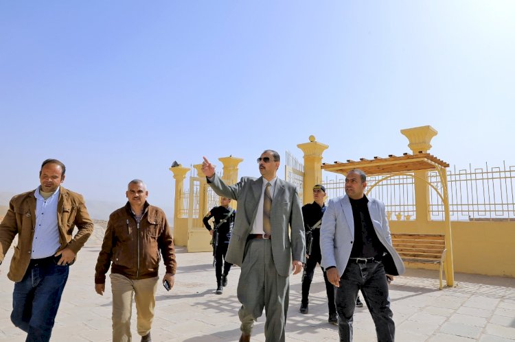 محافظ سوهاج يتفقد المناطق الاثرية بأخميم