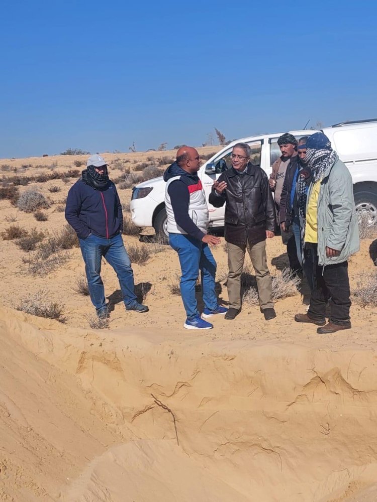 بحوث الصحراء يواصل جهوده في حصر وتصنيف الأراضي الزراعية بسيناء