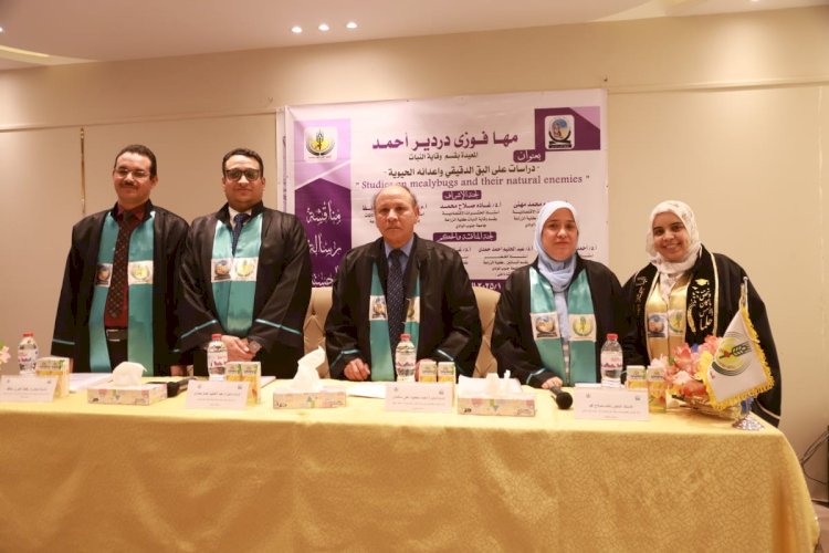 رسالة ماجستير بجامعة جنوب الوادي تناقش مكافحة البق الدقيقي