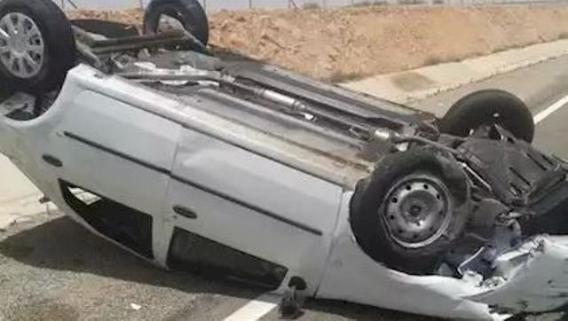 إصابة 3 من أسرة واحدة فى انقلاب سيارة ملاكى فى المنيا
