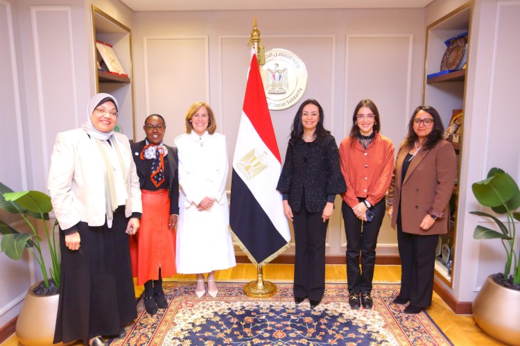 وزيرة التضامن  تلتقي رئيسة ومؤسسة معهد الصحة الأمريكي