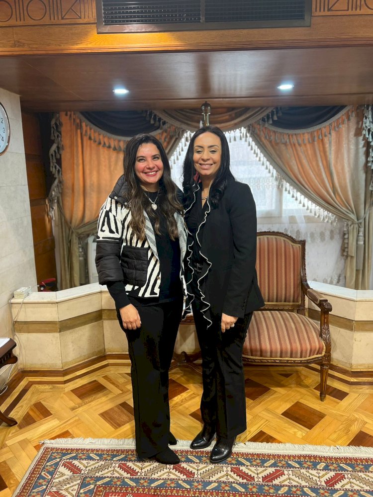 وزيرة التضامن تلتقي وكيل لجنة العلاقات الخارجية بمجلس النواب ورئيس أمناء عين