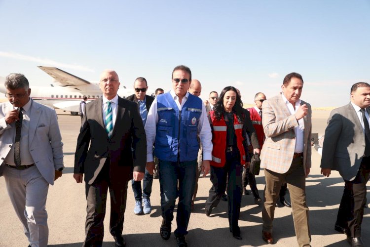 نائب رئيس الوزراء وزير الصحة ووزيرة التضامن يبدآن زيارة تفقدية  لشمال سيناء