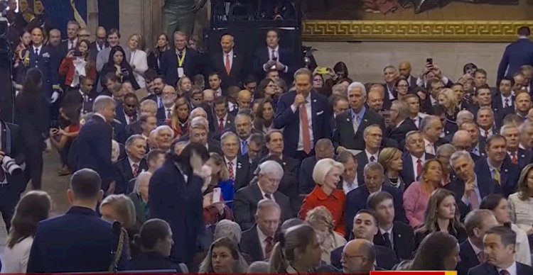 بدء حفل تنصيب ترامب في الكونجرس الأمريكي بعد مغادرة البيت الأبيض