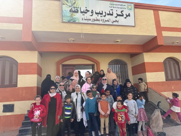 بحوث الصحراء ينظم تدريباً للمرأة المعيلة وفتيات جنوب سيناء لتحسين دخل الأسرة