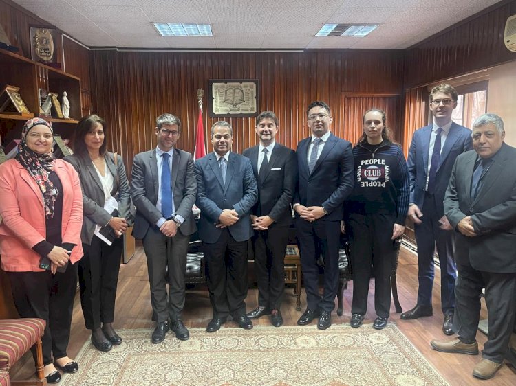 العلاقات الزراعية الخارجية تستقبل وفد السفارة الفرنسية