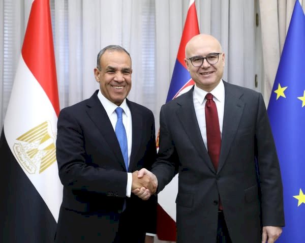وزير الخارجية والهجرة يلتقي برئيس وزراء صربيـا
