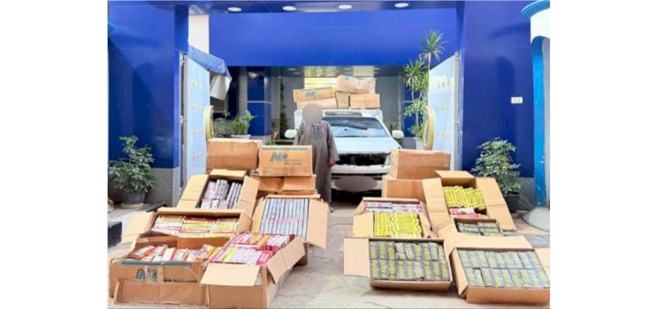 ضيط 2 مليون قطعة ألعاب نارية بحوزة صاحب ورشة بالفيوم