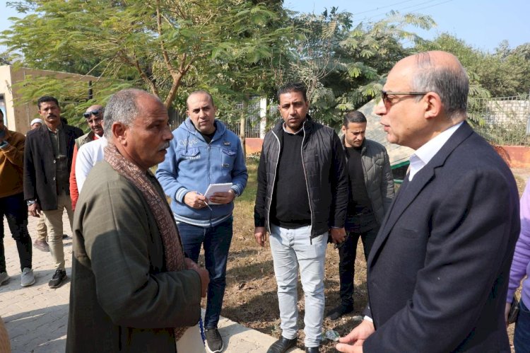 محافظ المنيا يتفقد أراضي غير مستغلة بمطاي ويوجه بدراسة سبل الاستفادة منها