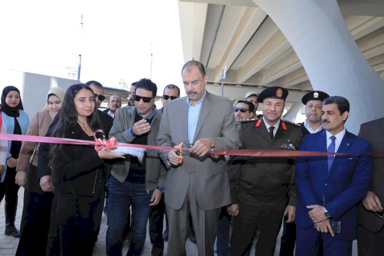 سراج يفتتح سوق اليوم الواحد بمدينة سوهاج