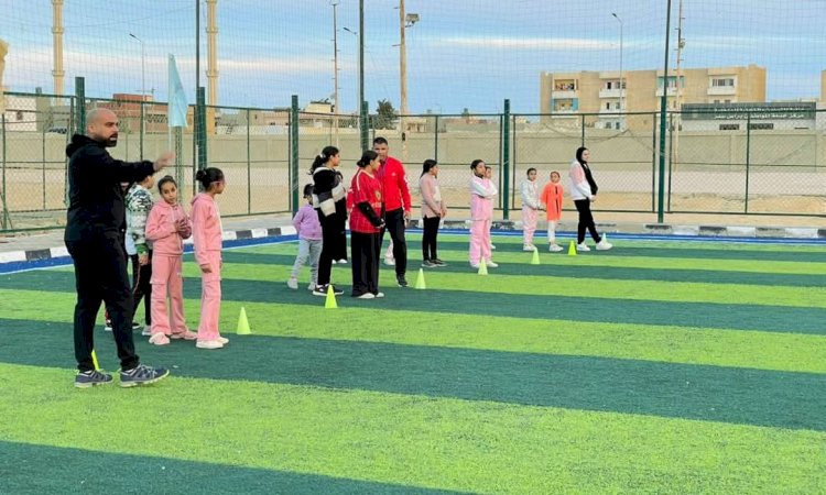مشروع تدريب الفتيات الف بنت الف حلم بمدينة راس سدر