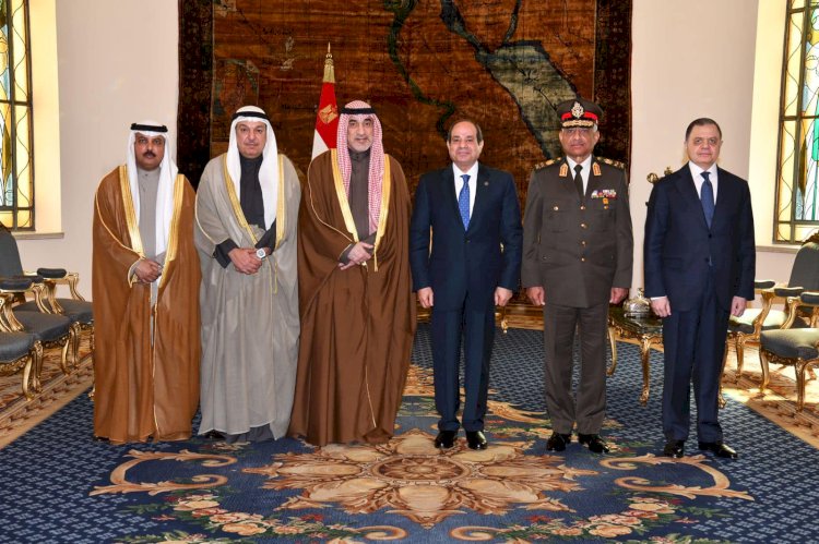السيسي يستقبل وزير الدفاع الكويتي