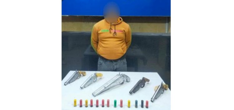 القبض علي تاجر اسلحة بالقاهرة